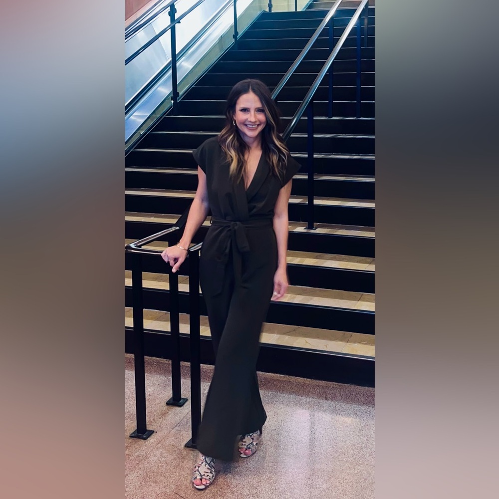 Stunning Olive Green Jumpsuit!